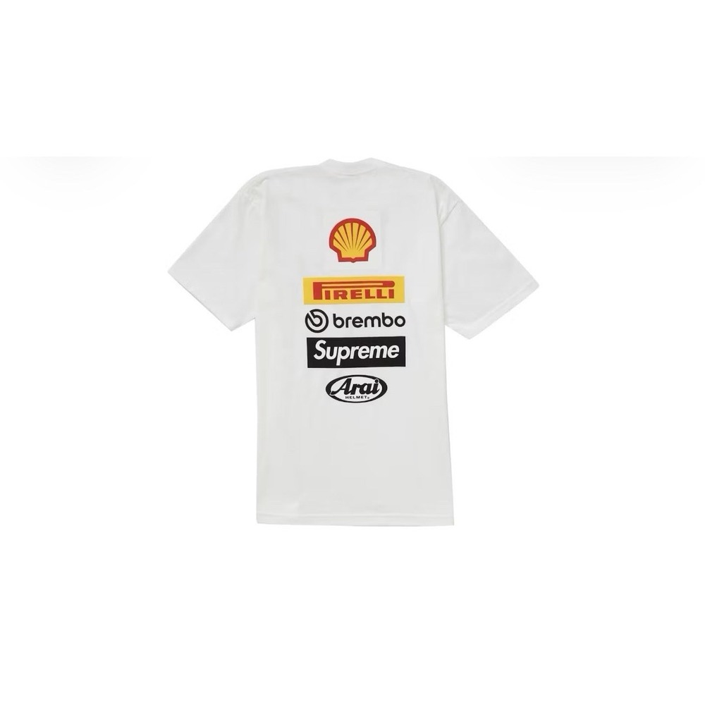 Supreme x Ducati Logos Authentic T-Shirt White - 24SS NWT